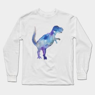 Trex Watercolor Print by Jess Buhman Art Long Sleeve T-Shirt